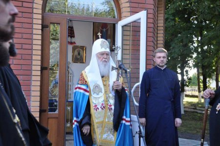 Глава Української православної церкви Київського патріархату Філарет відвідав Хмельниччину