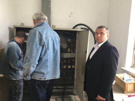 Голова районної ради перевірив хід виконання робіт по реконструкції системи опалення Пироговецької ЗОШ