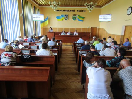 Відбулось пленарне засідання дев’ятнадцятої сесії Хмельницької районної ради