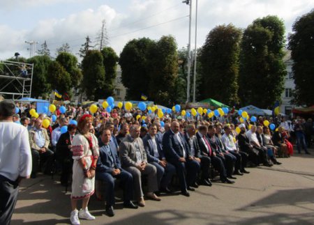 Делегація Хмельницького району взяла участь в обласних заходах з нагоди Дня незалежності України