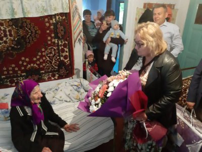 Столітній ювілей зустріла жителька села Пархомівці