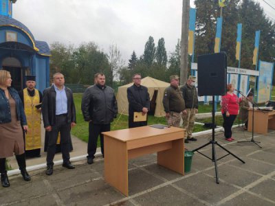 У військовій частині А 3013 пройшли урочисті заходи з нагоди Дня Захисника України